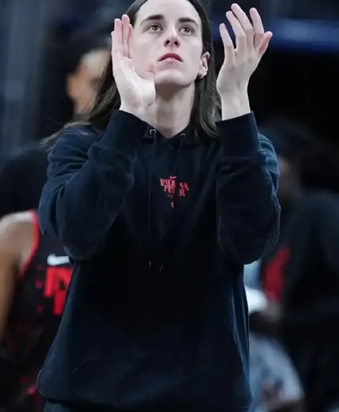 Indiana Fever Caitlin Clark Stranger Things Black Hoodie