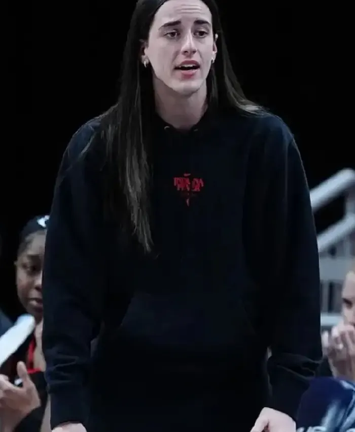 Indiana Fever Stranger Things Caitlin Clark Black Hoodie