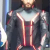 Jared Leto Tron Leather Ares 2025 Jacket