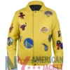Jeff Hamilton NBA Teams Leather Collage Jacket