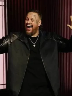 Jelly Roll Jimmy Kimmel Live 2025 Black Jacket