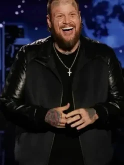 Jimmy Kimmel Live 2025 Jelly Roll Black Jacket