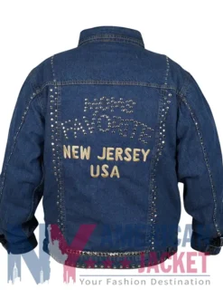 Joe Jonas Mom's Favorite Jersey USA New Denim Jacket