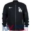 Los Angeles Dodgers Dugout Black Bomber Jacket