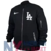 Los Angeles Dodgers Dugout Bomber Black Jacket