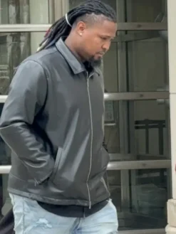 Luis Ortiz Federal Courthouse Black Leather Jacket