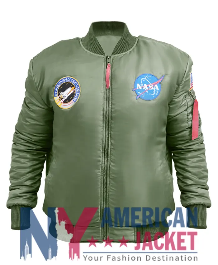 MA-1 Alpha Industries Nasa Green Bomber Jacket