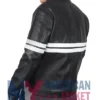 Matt Damon Leather Good Will Hunting Black Jacket