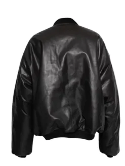 Men’s Oversized Vetements Leather Jacket