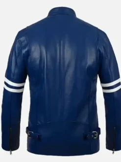 Men’s Rich Leather Blue Jacket