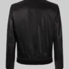 Men's Tom Hardy Leather Black Bomber Jacket