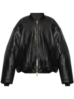 Men’s Vetements Oversized Leather Jacket