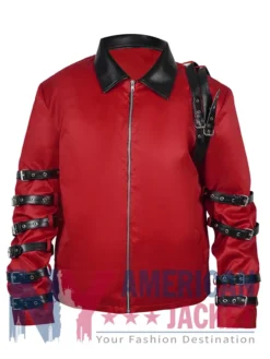 Michael Jackson Bad World Tour Red 1987 Jacket