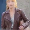 Moonflower Murders Brown Ryeland Susan Leather Jacket