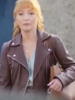 Moonflower Murders Brown Ryeland Susan Leather Jacket