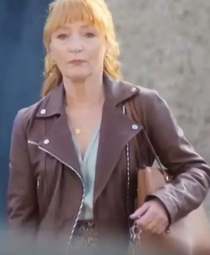 Moonflower Murders Brown Ryeland Susan Leather Jacket