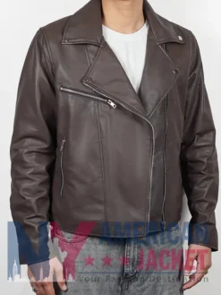 Moonflower Murders Susan Ryeland Brown Leather Jacket