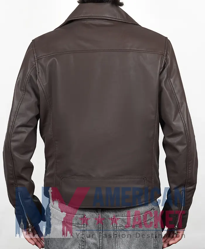 Murders Moonflower Susan Ryeland Brown Leather Jacket