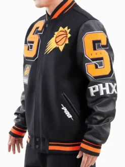 NBA Phoenix Logo Suns Mashup Varsity Jacket