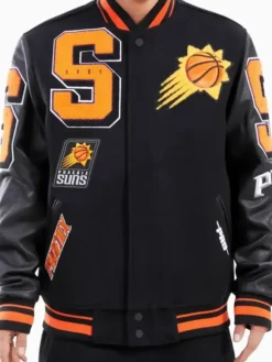 NBA Phoenix Suns Mashup Logo Varsity Jacket