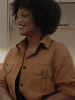 Next Gen NYC S01 Riley Burruss Brown Cropped Jacket