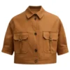 Next Gen NYC S01 Riley Burruss Cropped Brown Jacket