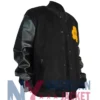 Notre Dame Rudy Irish Black Bomber Varsity Jacket
