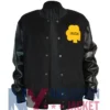 Notre Dame Rudy Irish Varsity Black Bomber Jacket