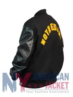 Notre Dame Varsity Rudy Irish Black Bomber Jacket