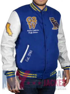 OVO Golden Warriors Varsity State Jacket