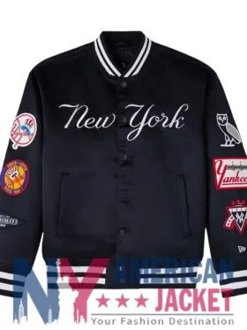 OVO x New Era MLB New York Yankees Varsity Jacket