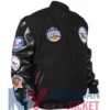 Philadelphia 76ers Black Out Team Logo Varsity Jacket