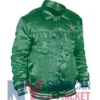 Philadelphia Eagles Tab Trucker Silver Jacket