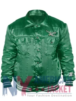 Philadelphia Trucker Eagles Silver Tab Jacket
