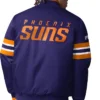 Phoenix Suns Purple Satin Scout Varsity Jacket