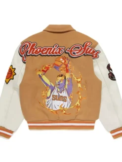 Phoenix Suns Sand Wool Varsity Jacket