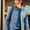 Poker Face S02 Patti Harrison Blue Jacket