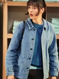 Poker Face S02 Patti Harrison Blue Jacket