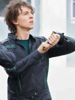 Power Rangers RPM Leather Milo Cawthorne Black Jacket