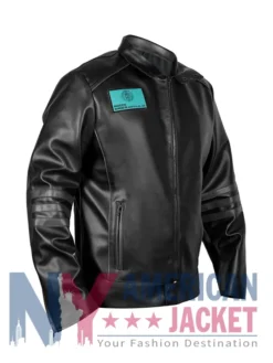 Power Rangers RPM Milo Cawthorne Black Leather Jacket