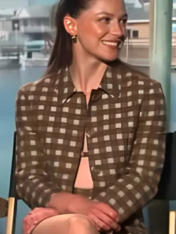 Press Junket 2025 The Waterfront Melissa Benoist Jacket