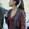 Raven Reyes The 100 S02 Quilted Bomber Jacket