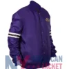 Baltimore Ravens Purple Bomber Jacket