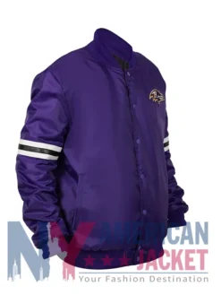 Baltimore Ravens Purple Bomber Jacket