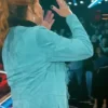 Reba McEntire The Voice S28 Blue Fringe Coat