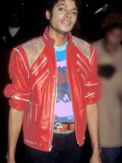 Red Beat It Michael Jackson Jacket