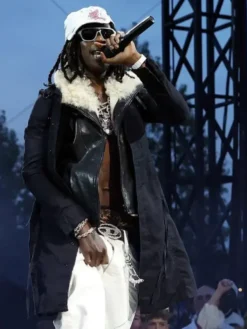 Rema Wireless Festival 2025 Black Coat
