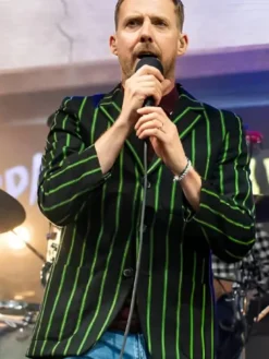 Ricky Wilson Alexandra Palace Park Striped Blazer