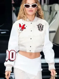 Rita Ora Elvis Duran Show Varsity Jacket