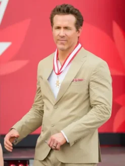 Ryan Reynolds Canada Day Celebrations Blazer